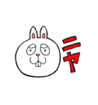 ちょいワルうさぎ ウサオ（個別スタンプ：5）