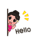 fat girl sticker（個別スタンプ：1）