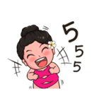 fat girl sticker（個別スタンプ：3）