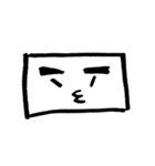 四角い顔たち（個別スタンプ：6）
