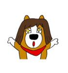 犬と男 ほぼ犬編（個別スタンプ：34）