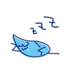 水眼鏡。（個別スタンプ：17）