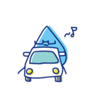 水眼鏡。（個別スタンプ：18）