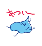 水眼鏡。（個別スタンプ：30）