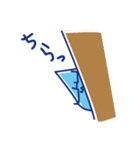 水眼鏡。（個別スタンプ：32）