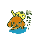 つる子とぶち子*ダックス姉妹（個別スタンプ：18）
