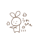 何かが足りないうさぎ（個別スタンプ：7）