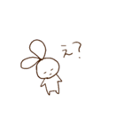 何かが足りないうさぎ（個別スタンプ：9）