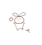 何かが足りないうさぎ（個別スタンプ：19）