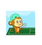 Always Having Fun Monkeys_animate_1（個別スタンプ：1）