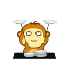 Always Having Fun Monkeys_animate_1（個別スタンプ：4）