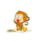 Always Having Fun Monkeys_animate_1（個別スタンプ：5）