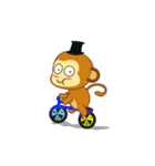 Always Having Fun Monkeys_animate_1（個別スタンプ：7）