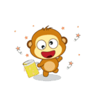 Always Having Fun Monkeys_animate_1（個別スタンプ：19）