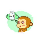 Always Having Fun Monkeys_animate_2（個別スタンプ：2）