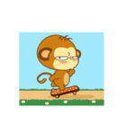 Always Having Fun Monkeys_animate_2（個別スタンプ：3）