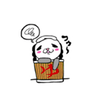 三つ編みパンダ（個別スタンプ：4）