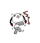 三つ編みパンダ（個別スタンプ：9）