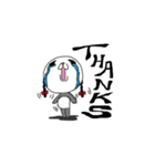 三つ編みパンダ（個別スタンプ：23）