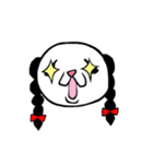 三つ編みパンダ（個別スタンプ：29）