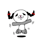 三つ編みパンダ（個別スタンプ：36）