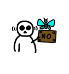 Snowman White ＆ Little Blue（個別スタンプ：3）