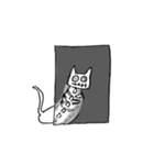 しろねこらんちゃん2（個別スタンプ：4）