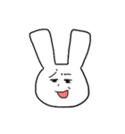 ふつうのうさぎさんすたんぷ（個別スタンプ：5）