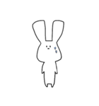 ふつうのうさぎさんすたんぷ（個別スタンプ：10）