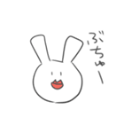 ふつうのうさぎさんすたんぷ（個別スタンプ：15）