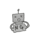 ブナンなロボットのスタンプ（個別スタンプ：4）