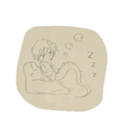 鱗人くんスタンプ（個別スタンプ：4）
