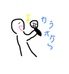 シンプルらくがきマン2（個別スタンプ：8）