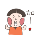 Middle-Part Girl（個別スタンプ：25）