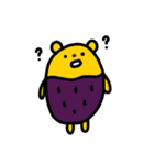 nounours patate douce♪（個別スタンプ：27）