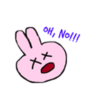 うさちゃんの感情スタンプ（個別スタンプ：9）