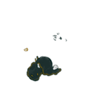 黒ウミウシ（個別スタンプ：20）