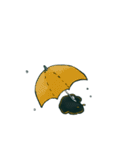 黒ウミウシ（個別スタンプ：24）