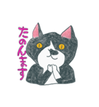 はちわれ猫の一徳スタンプ2（個別スタンプ：3）