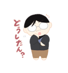 めがねのおじさんのぬいぐるみ（個別スタンプ：4）