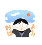 めがねのおじさんのぬいぐるみ（個別スタンプ：7）