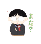めがねのおじさんのぬいぐるみ（個別スタンプ：11）