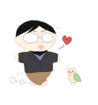 めがねのおじさんのぬいぐるみ（個別スタンプ：18）