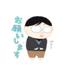 めがねのおじさんのぬいぐるみ（個別スタンプ：20）