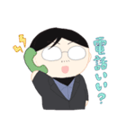 めがねのおじさんのぬいぐるみ（個別スタンプ：28）