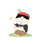 めがねのおじさんのぬいぐるみ（個別スタンプ：31）