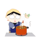 めがねのおじさんのぬいぐるみ（個別スタンプ：33）