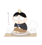 めがねのおじさんのぬいぐるみ（個別スタンプ：34）
