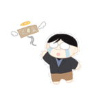 めがねのおじさんのぬいぐるみ（個別スタンプ：38）