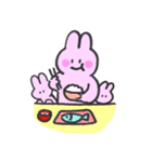 ほのぼのうさぎと家族（個別スタンプ：34）